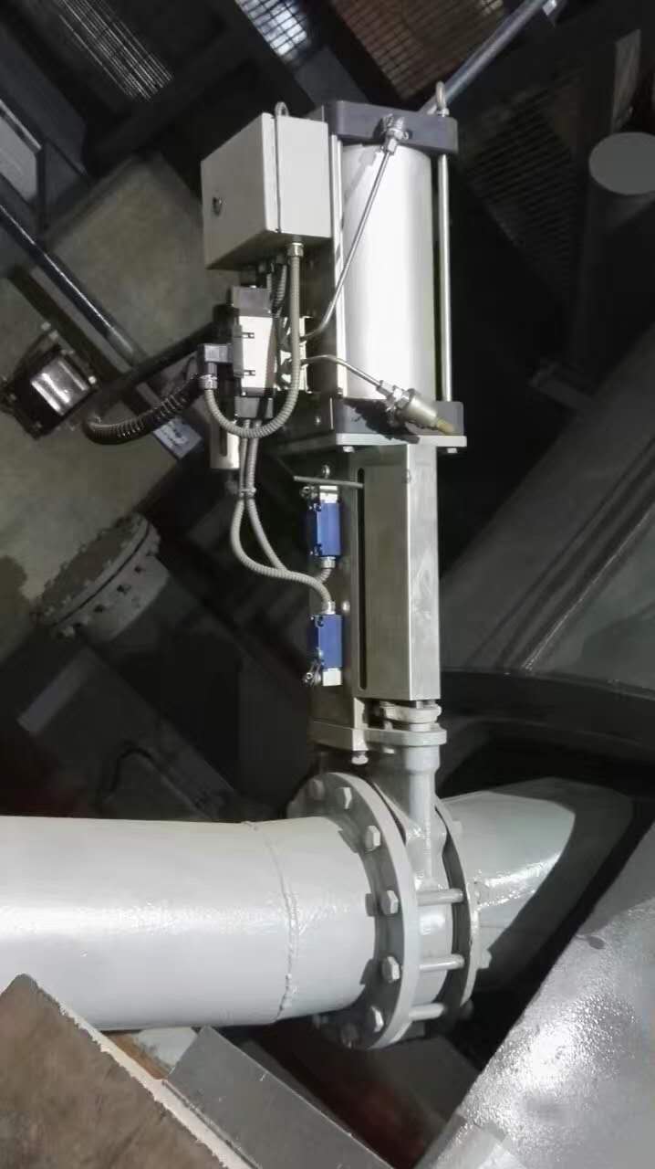 氣動刀閘閥使用現(xiàn)場